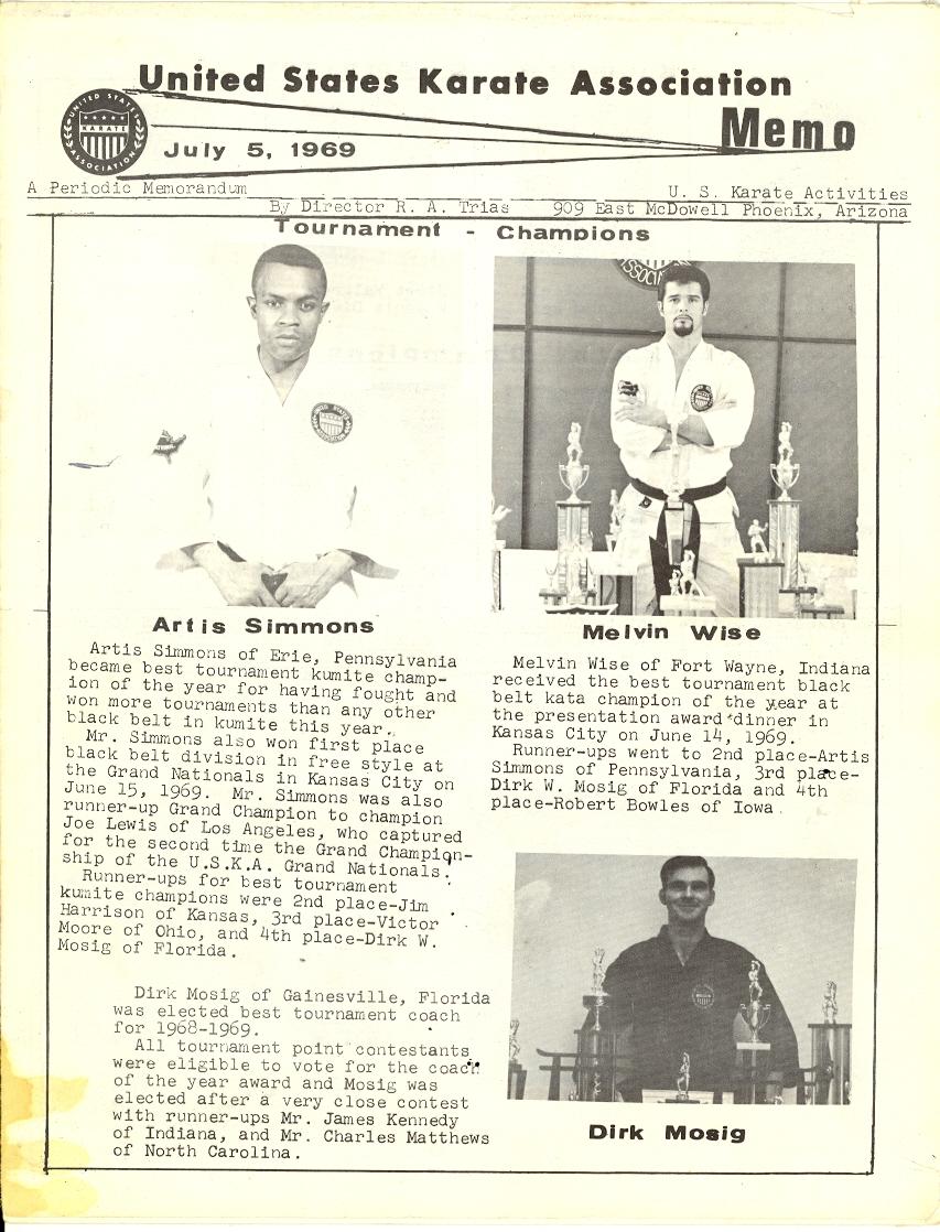 07/69 United States Karate Association